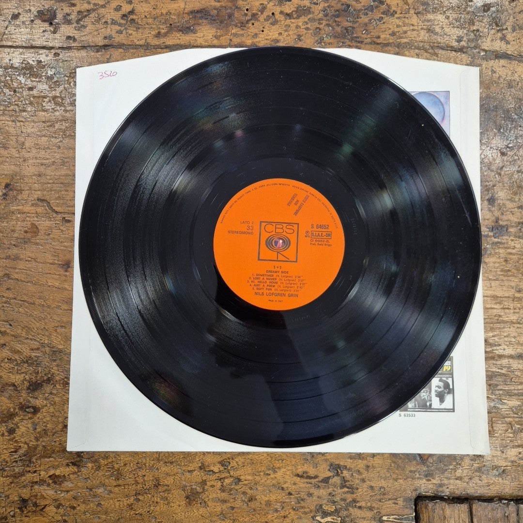 LP Nils Lofgren Grin - 1+ 1 CBS S 64652 Made In Italy Musica Rock Vinile