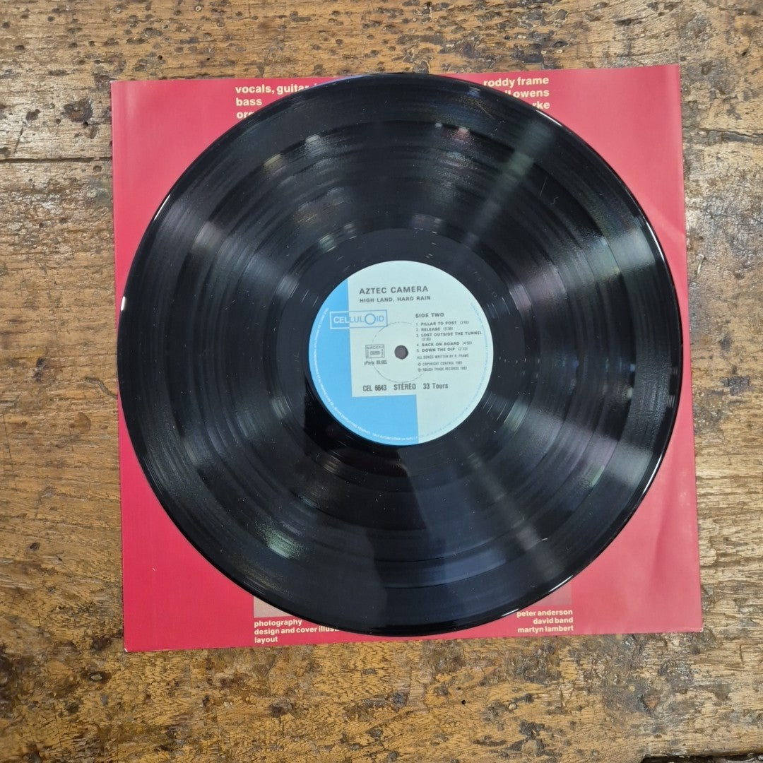 LP Aztec Camera - High Land Hard Rain CEL 6643 made In France Musica Rock Vinile