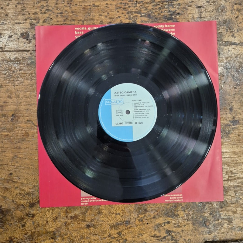 LP Aztec Camera - High Land Hard Rain CEL 6643 made In France Musica Rock Vinile