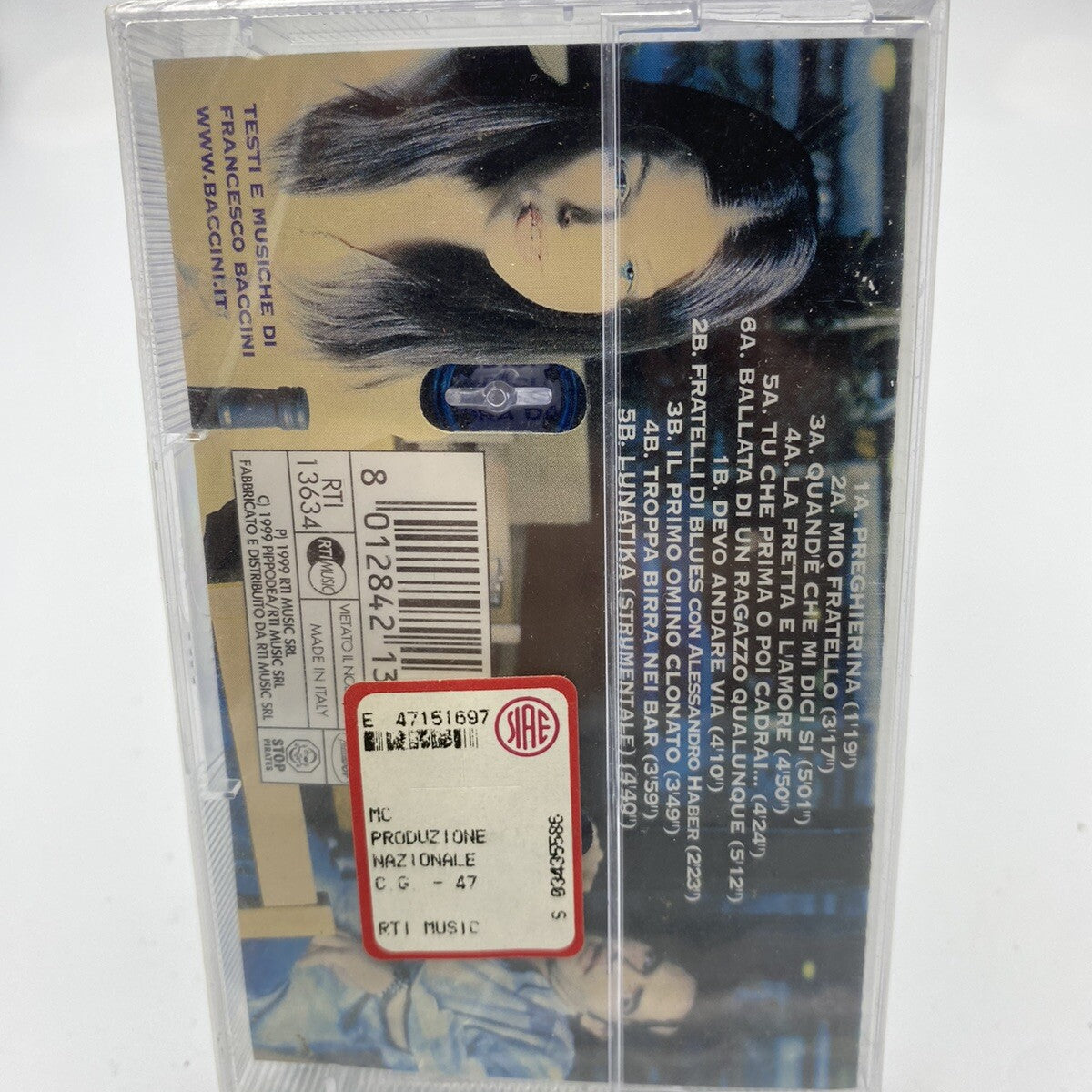 MUSICASSETTA Tape SS Francesco Baccini Nostra Signora Degli Autogrill Italy