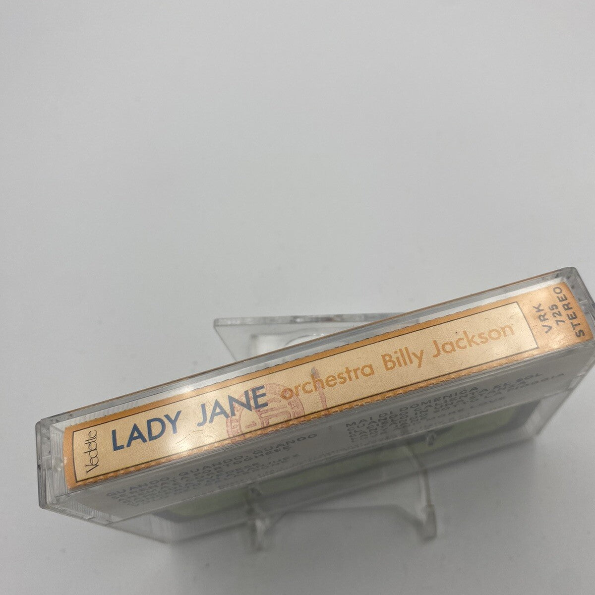 MUSICASSETTA Tape VG Billy Jackson e la sua Orchestra – Lady Jane Classica