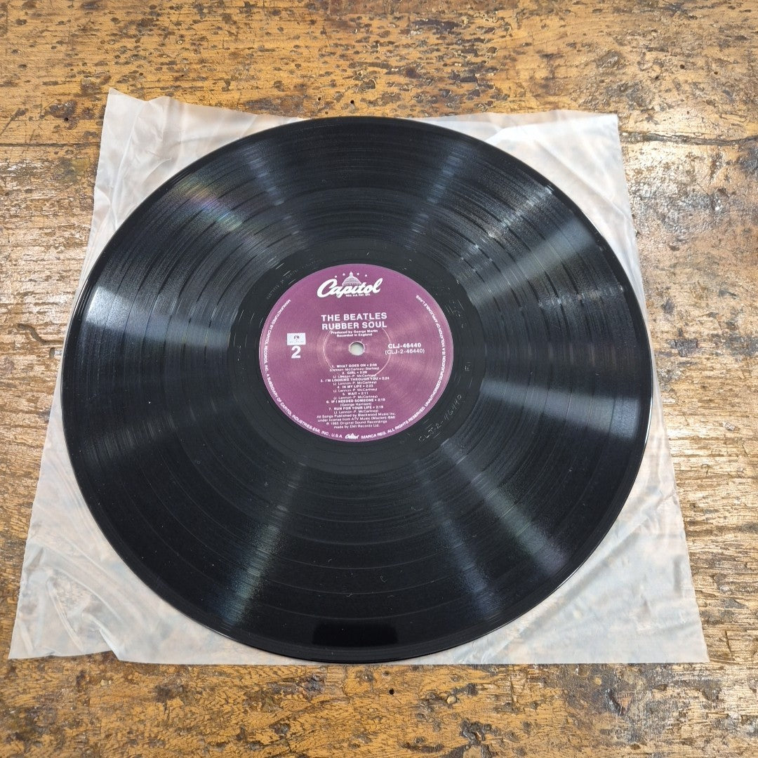 LP The Beatles - Rubber Soul CLJ 46440 CAPITOL Made In USA ristampa Vinile Rock