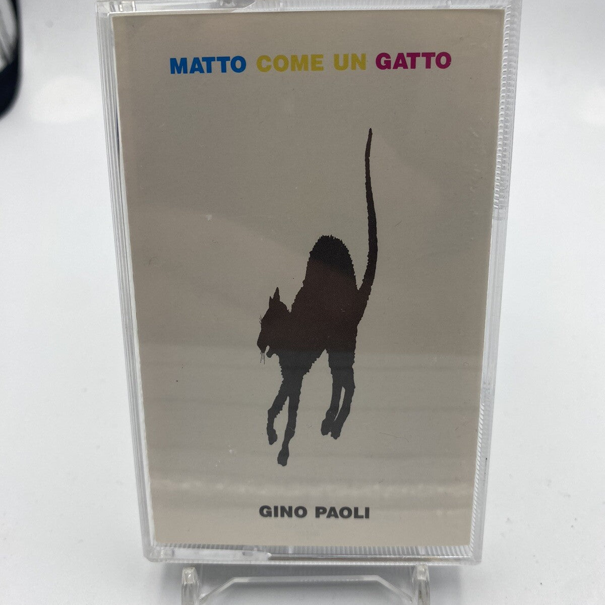 MUSICASSETTA Tape VG Gino Paoli – Matto Come Un Gatto Italy 1991 Pop