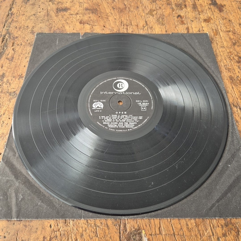 LP Brian Auger And The Trinity Julie Driscoll - Open LIR 22.014 Psichedelica