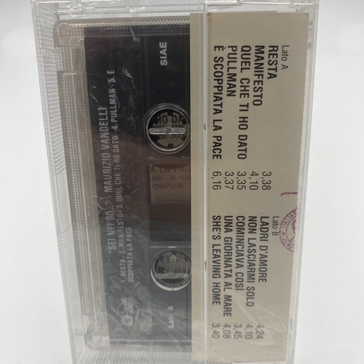 MUSICASSETTA Tape SS Maurizio Vandelli – Se Nei '90.. 1990 Italy