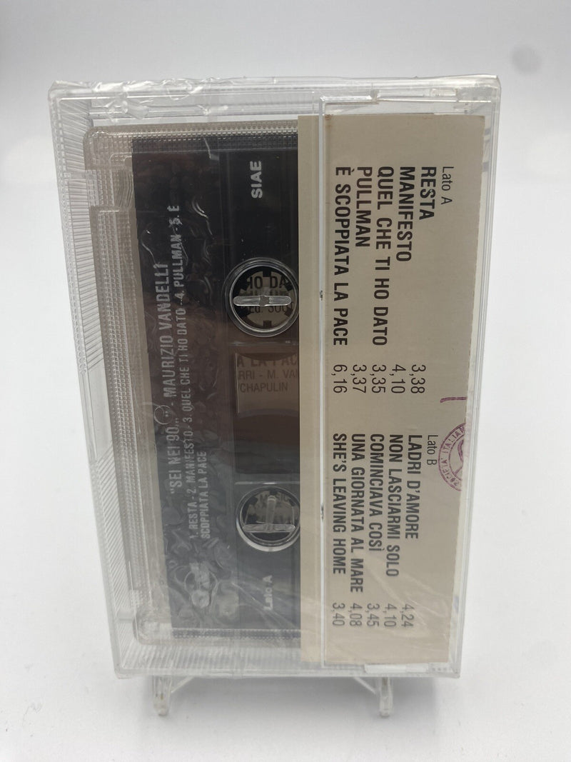 MUSICASSETTA Tape SS Maurizio Vandelli – Se Nei '90.. 1990 Italy