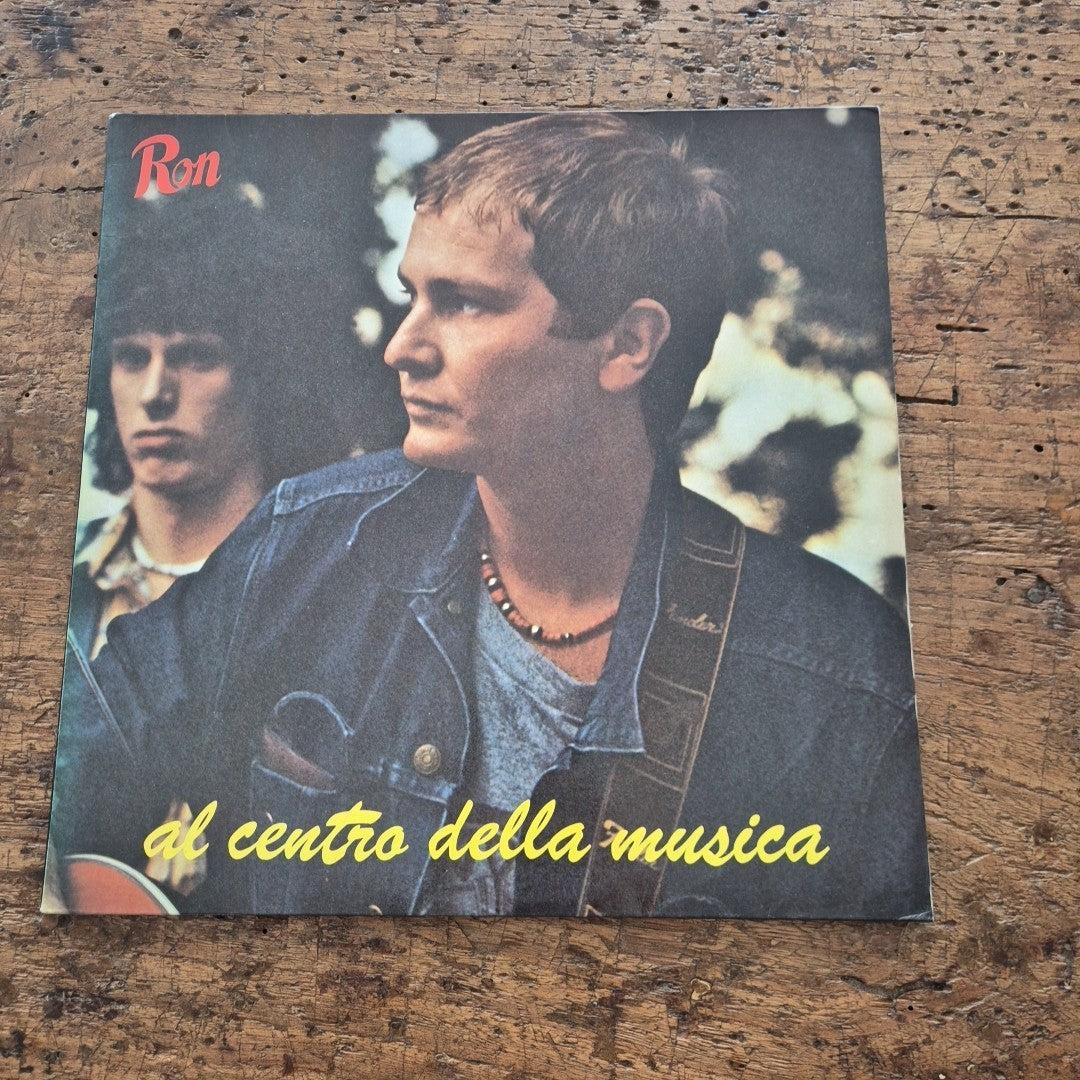 LP Ron - Al Centro Della Musica ZPLSR 34129 Italiana Vinile Chanson Vocal