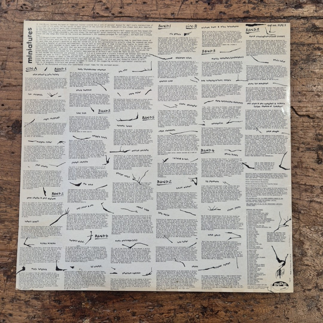 LP Miniatures A Sequence Of Fifty-one Tiny Masterpiece Musica Rock Vinile