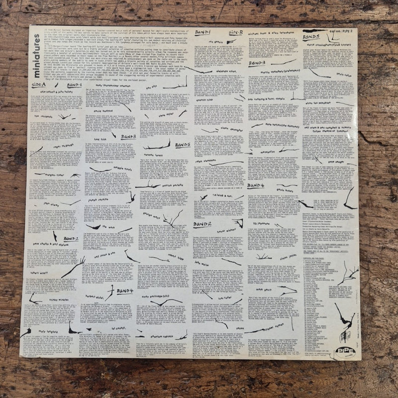 LP Miniatures A Sequence Of Fifty-one Tiny Masterpiece Musica Rock Vinile