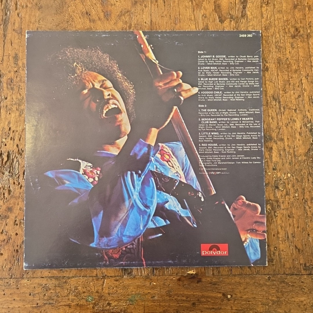 LP Jimi Hendrix - Hendrix In The West 2459 392 Made In IT 1971 Psychedelic Rock