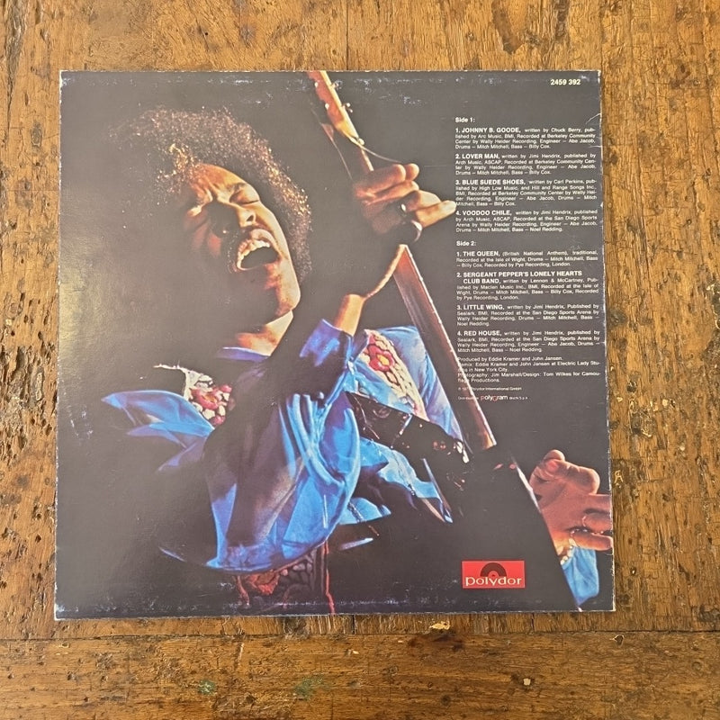 LP Jimi Hendrix - Hendrix In The West 2459 392 Made In IT 1971 Psychedelic Rock
