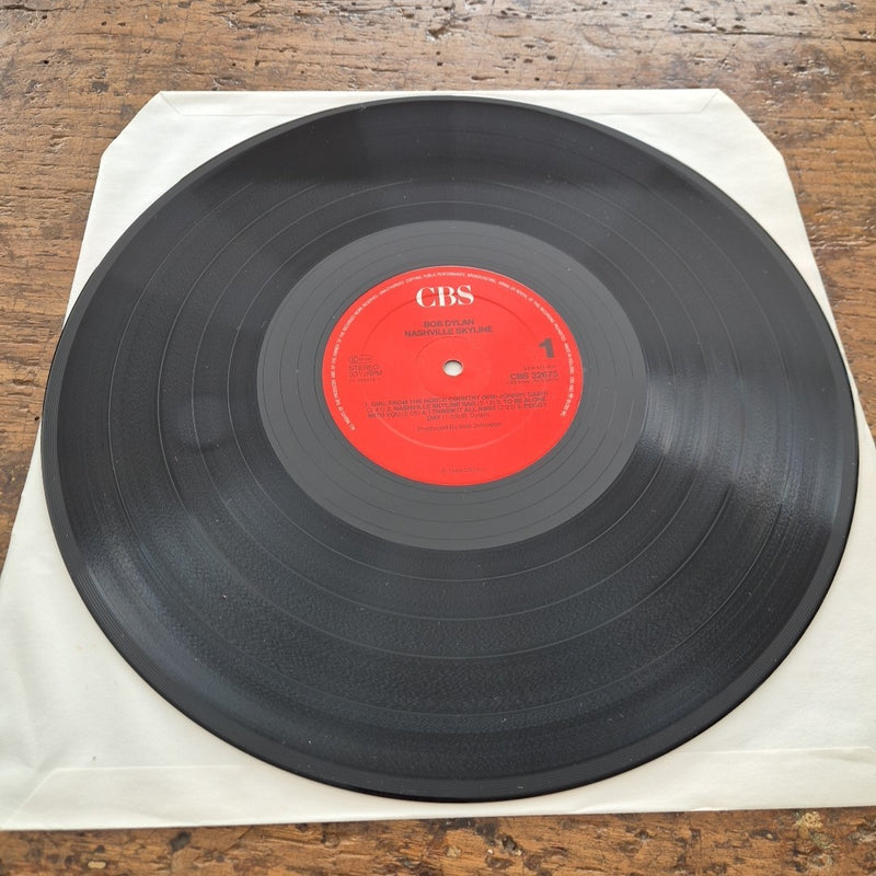 LP Bob Dylan - Nashville Skyline CBS 32675 Made In Holland Musica Rock Vinile