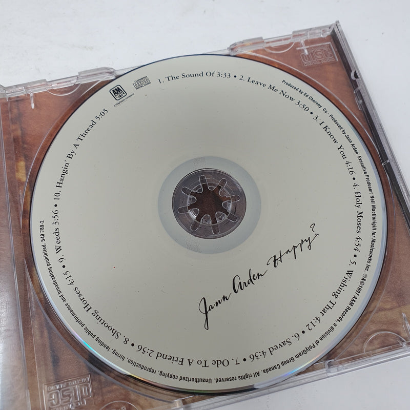 CD Jann Arden – Happy? A&M Records – 31454 0789 2