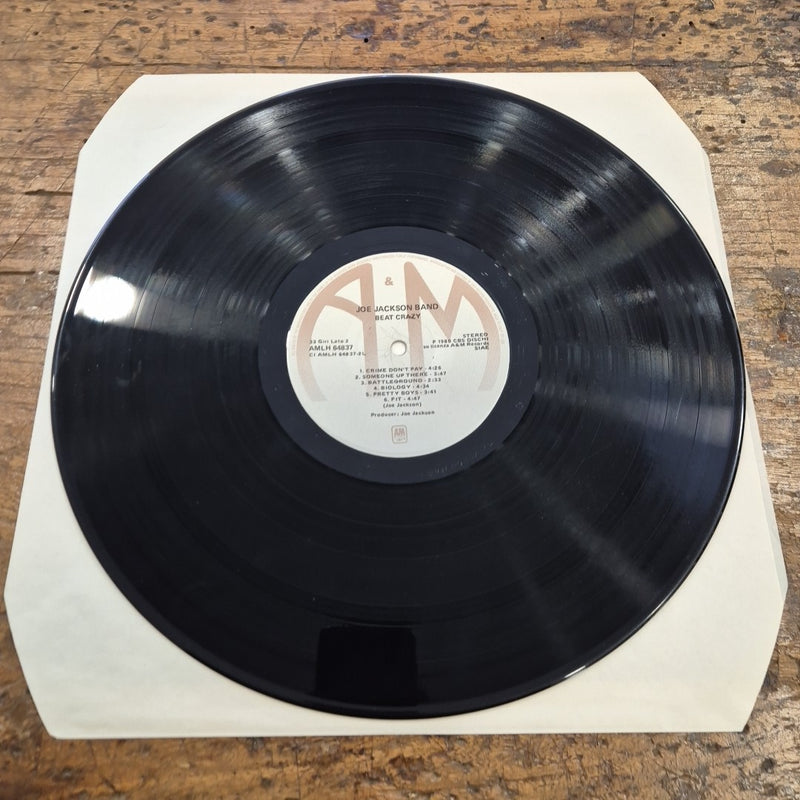 LP Joe Jackson Band - Beat Crazy AMLH 64837 Made In Italy 1980 Rock Vinile