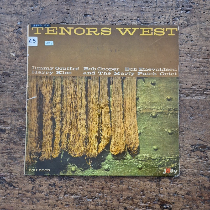 LP Tenors West LPJ 5005 Jimmy Giuffrè Bob Cooper Musica Jazz Vinile 12