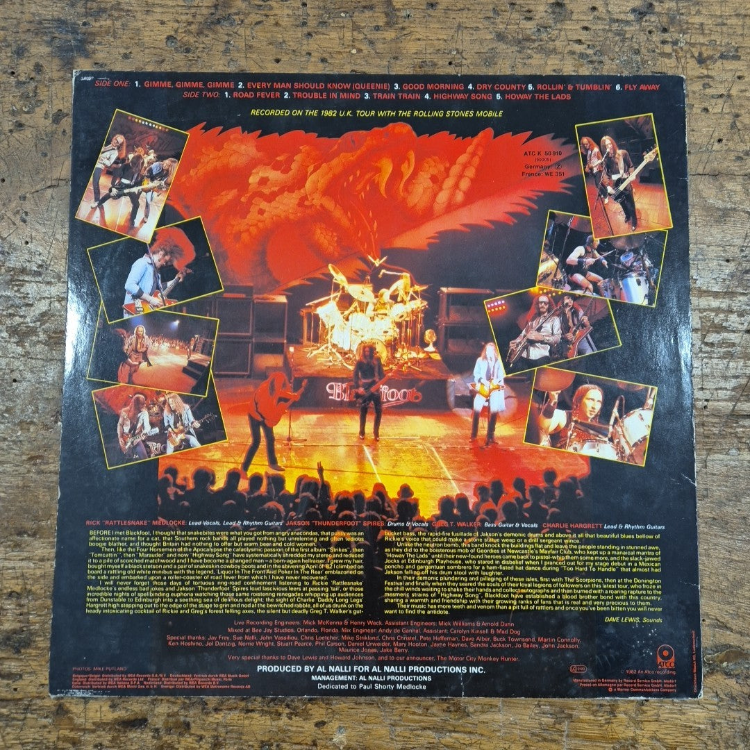 LP Blackfoot Live Highway Skng ATC 50910 Musica Rock Vinile