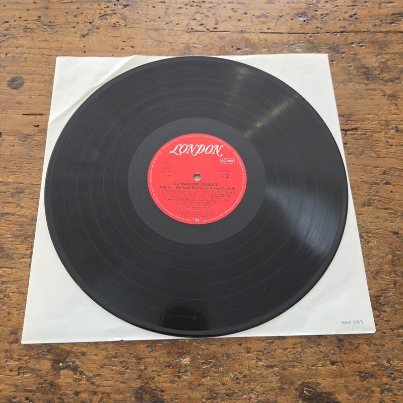 LP Commodore Classics - Jelly Roll Morton's Hot 6.24546 AG Jazz Vinile 1940