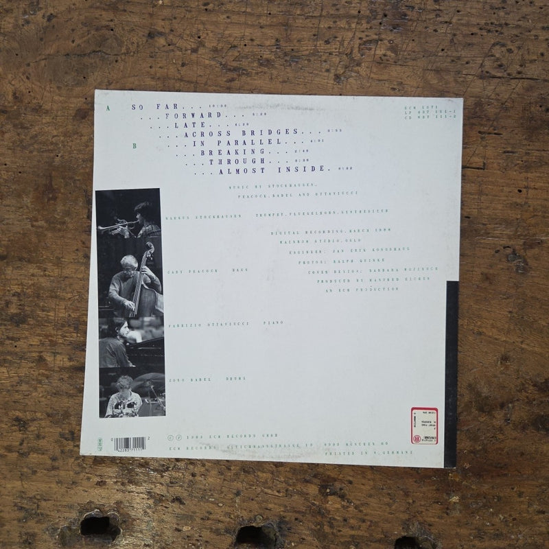 LP  Various - Così Lontano...quasi Dentro 837 111-1 Jazz Vinile 1989 Made In Ger