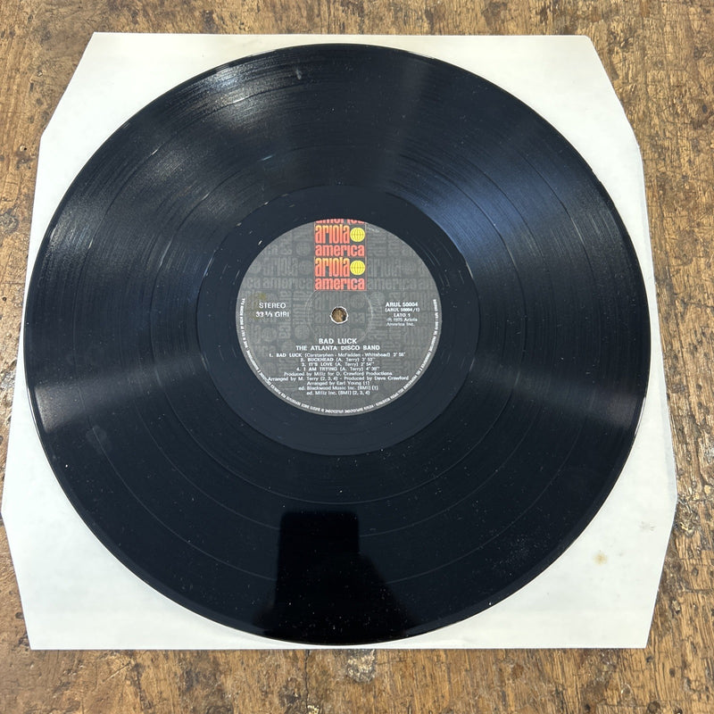 LP The Atlanta Disco Band - Bad Luck ARUL 50004 Funk Soul Disco Vinile 12”