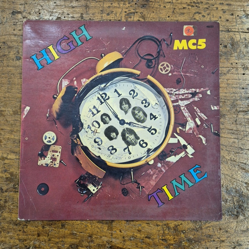 LP MC5 - HIGH TIME Atlantic STA 712213 Garage Rock Punk Vinile France 1971