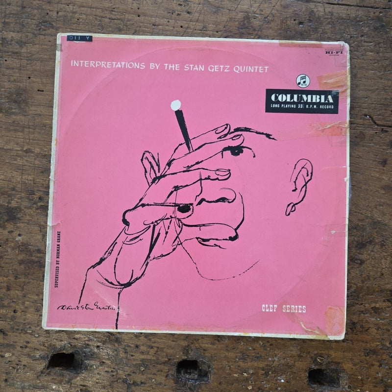 LP Interpretations By The Stan Getz Quintet - 33 CX 10057 Jazz Vinile 1953