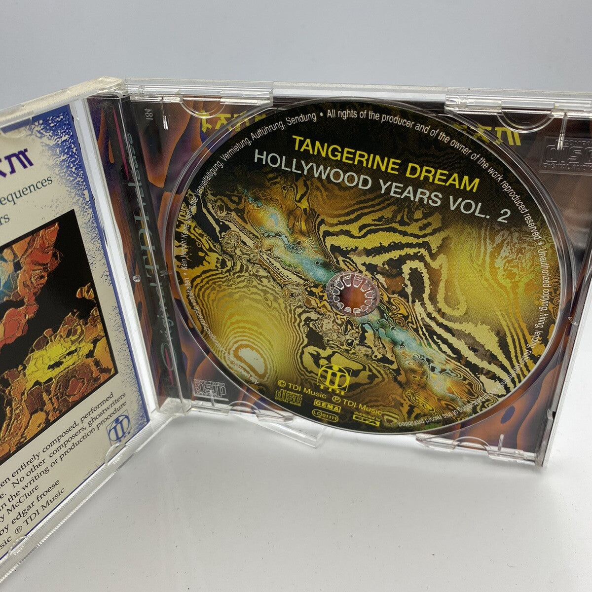 CD TANGERINE DREAM - THE HOLLYWOOD YEARS VOL.2 Soundtrack