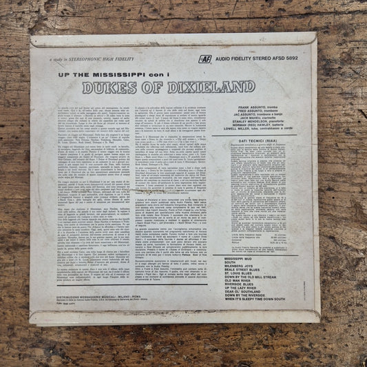LP Uo The Mississippi With The Phenomenal Dukes If Dixieland musica JAZZ Vinile