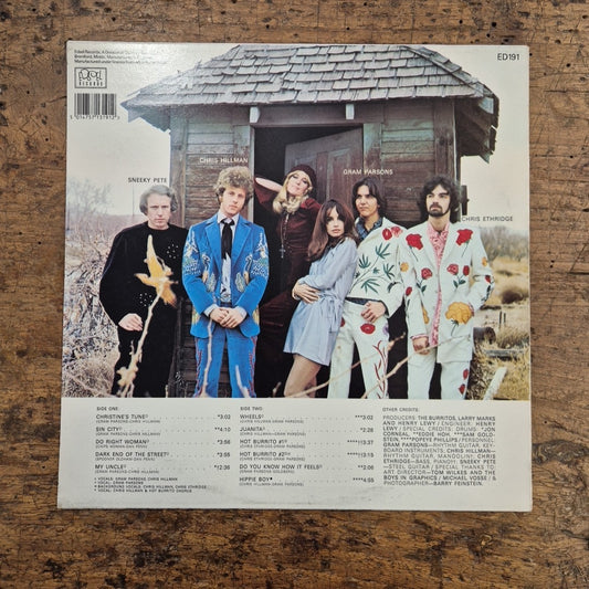 LP The Flying Burrito Bros - The Gilded Palace Of Sin ED 191 1986 Rock Vinile