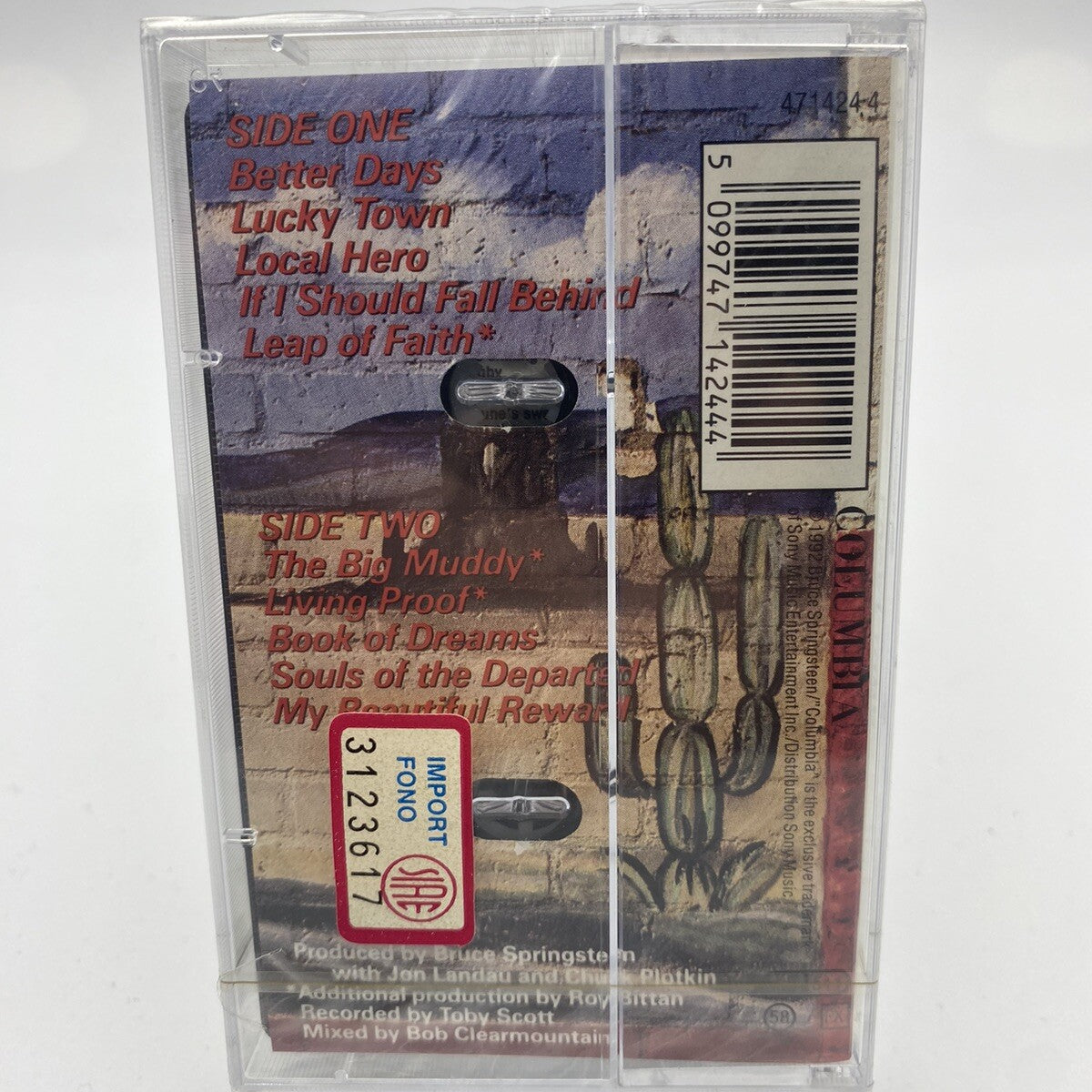 MUSICASSETTA Tape SS Bruce Springsteen – Lucky Town Rock 1992 Pop