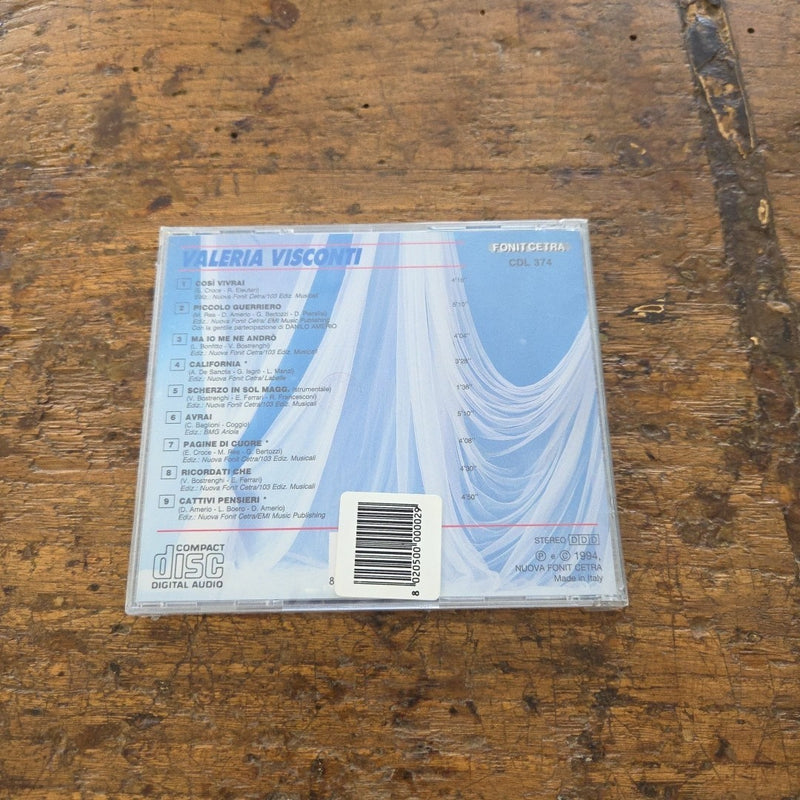 CD Valeria Visconti - Valeria Visconti CDL 374 Sigillato Musica Italiana Rock