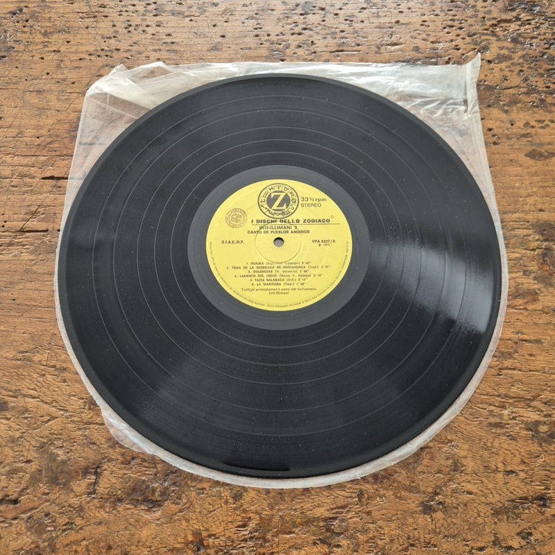LP Inti-illimani 3 Canto De Pueblos Andinos VPA 8227 Folk Country Vinile 12