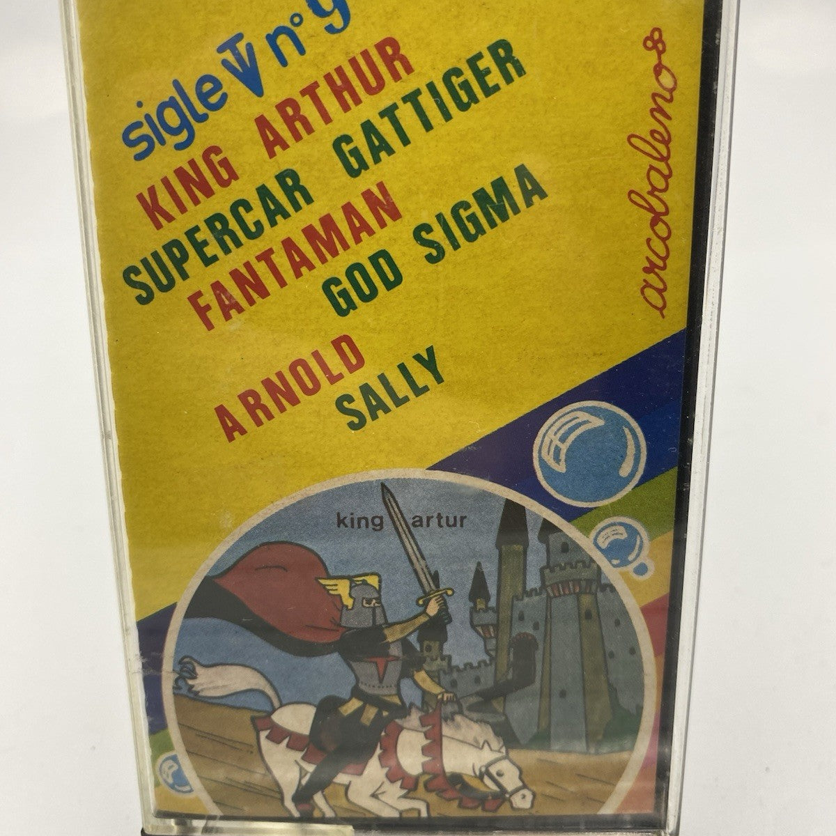 MUSICASSETTA Tape VG sigle Tv n°9 KING ARTHUR
