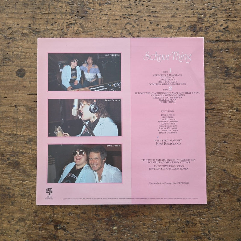LP Diane Schuur - Schuur Thing GRP 91022 Jazz Vinile 1985