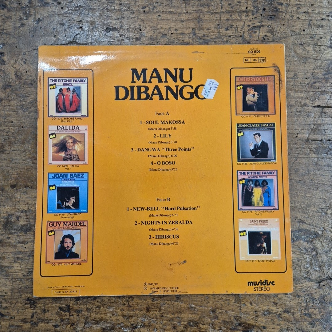 LP Manu Dibango - Spul Makossa CO 1506 France 1979 Musica African Vinile