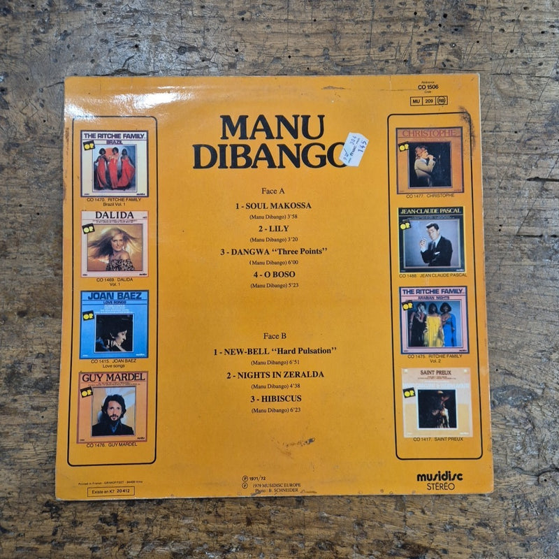 LP Manu Dibango - Spul Makossa CO 1506 France 1979 Musica African Vinile