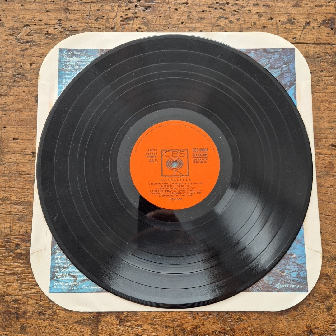 LP Santana - Borboletta CBS 69084 Prima Stampa Italiana 1974 Vinile 12