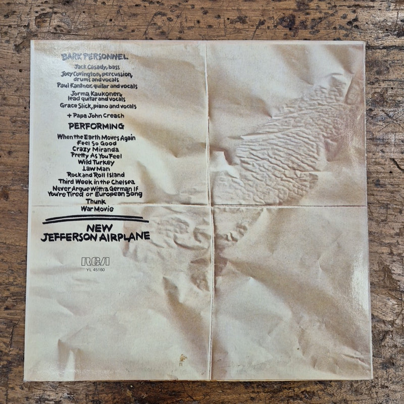 LP Jefferson Airplane - Bark RCA YL 45160 Made In Italy Psychedelic Rock