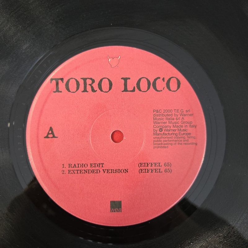LP Piero Pelú - Toro Loco Remixed By Eiffel 65 8573847720 Made In Italy Remix