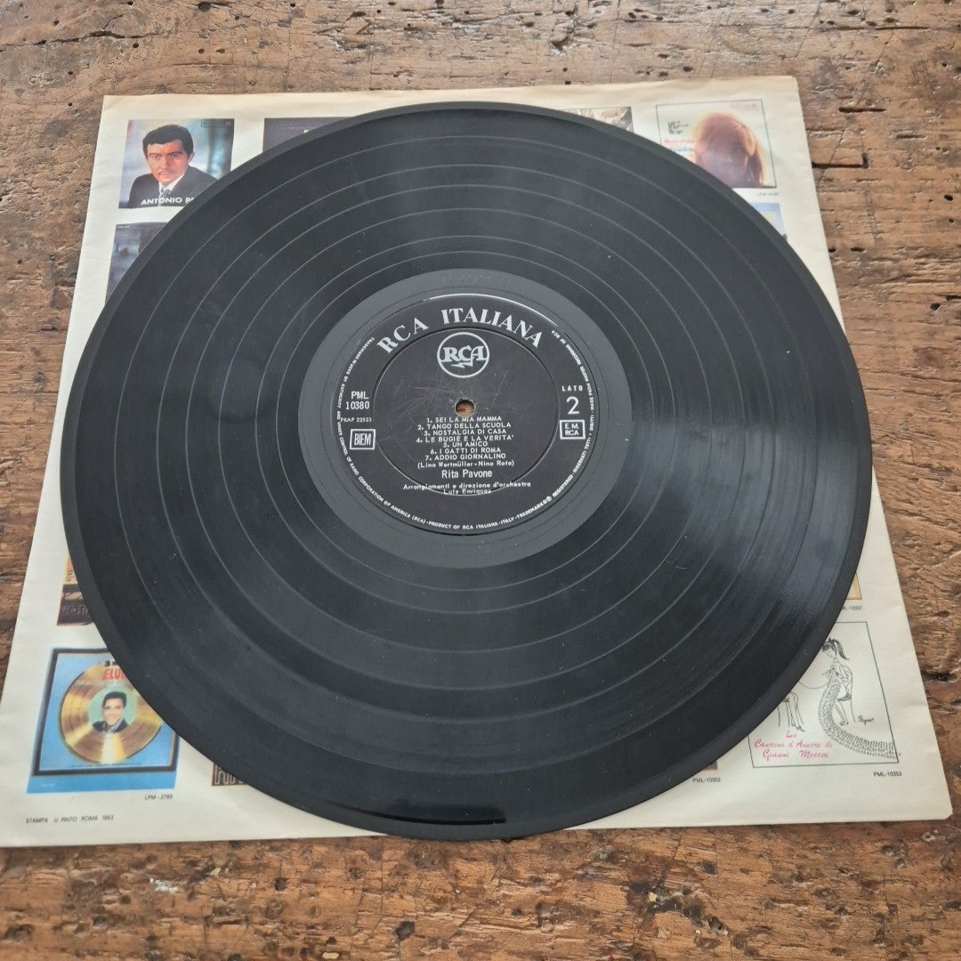 LP Rita Pavone - Gian Burrasca PML 10380 Rca Musica Italiana Vinile