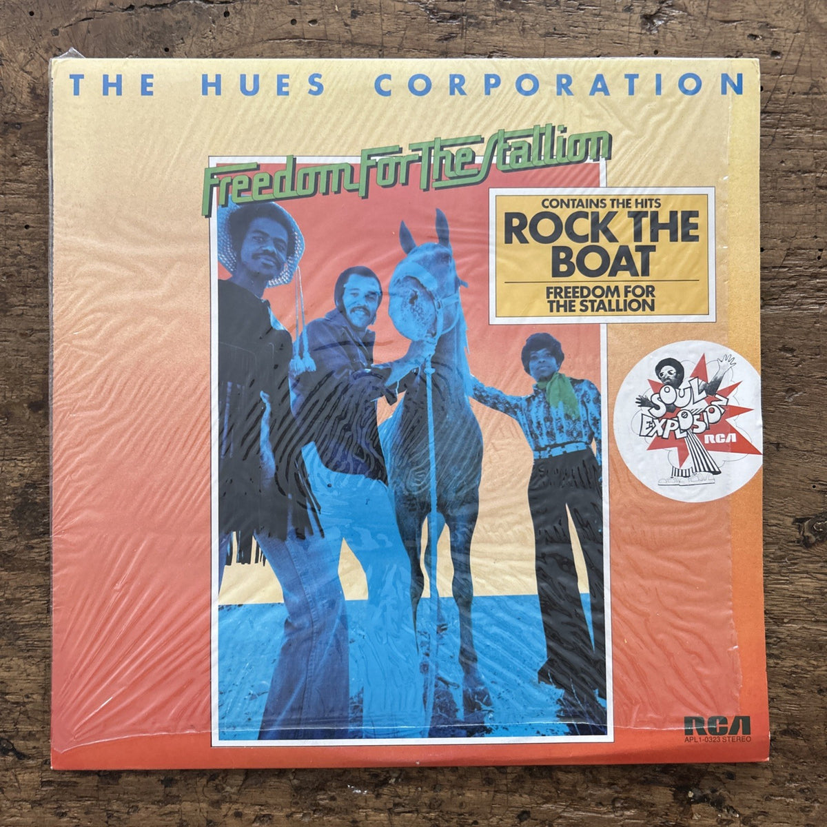 LP The Hues Corporation Freedom For The Stallion APL 0323 Funk Soul Disco Vinile