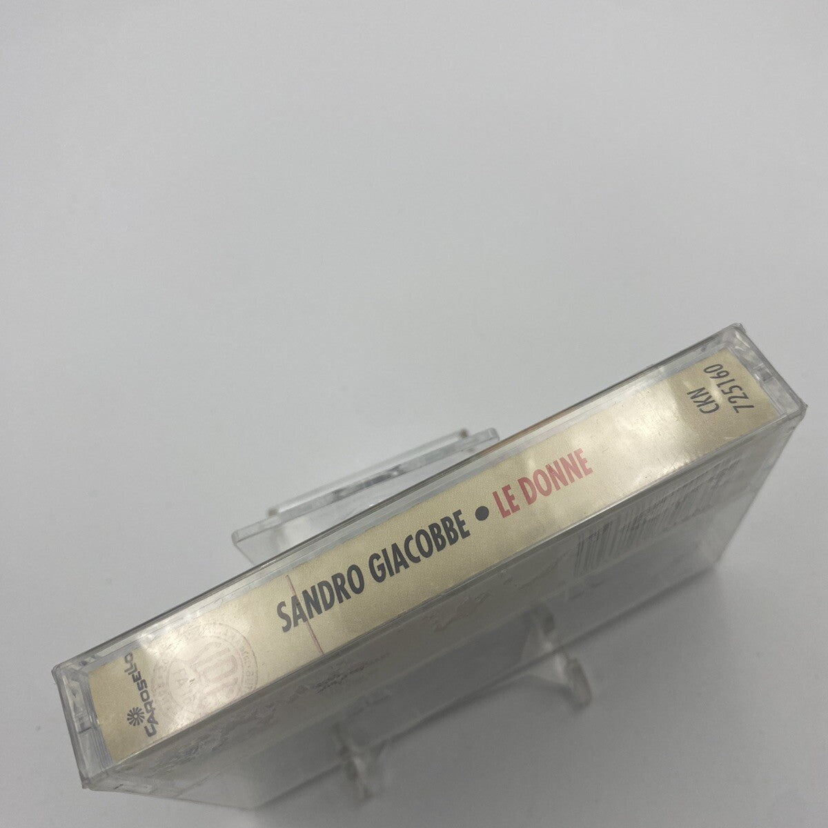 MUSICASSETTA Tape SS Sandro Giacobbe – Le Donne Italy 1992