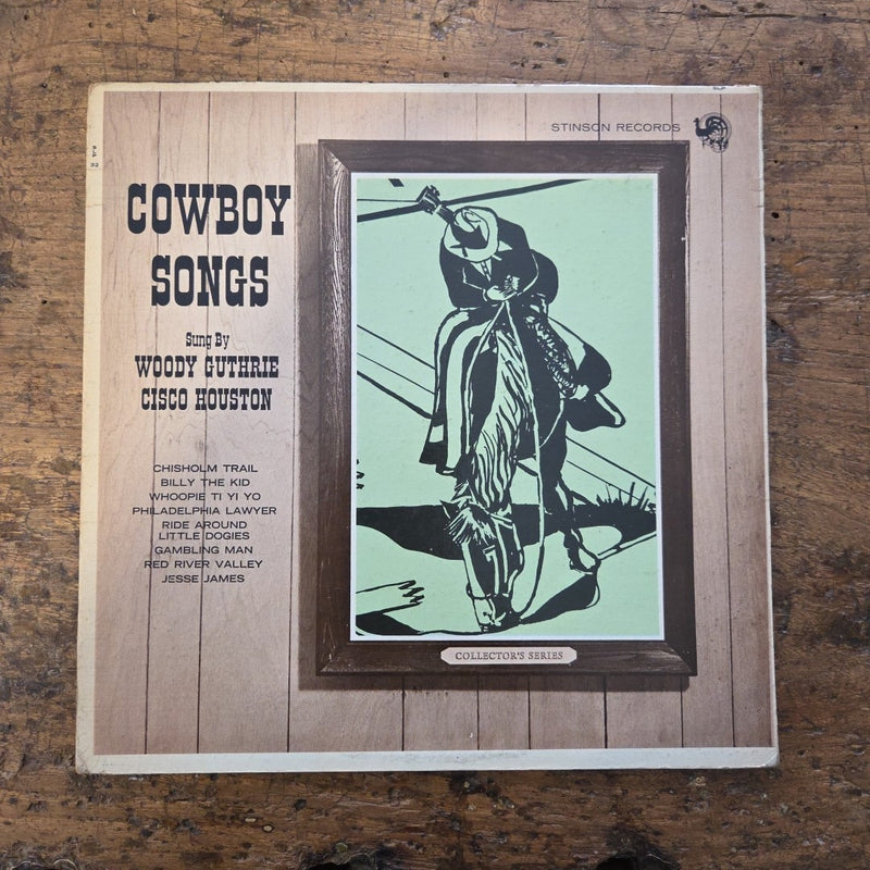 LP Woody Guthrie  And Cisco Houston - Cowboy Songs SLP 32 Jazz Vinile Made In US