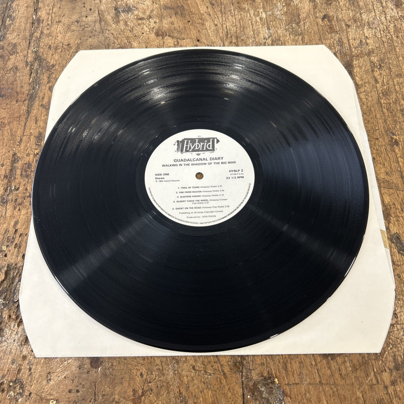 LP Guadalcanal - Walking In The Shadow Of The Big Man HYBLP2 UK Folk Rock Vinile