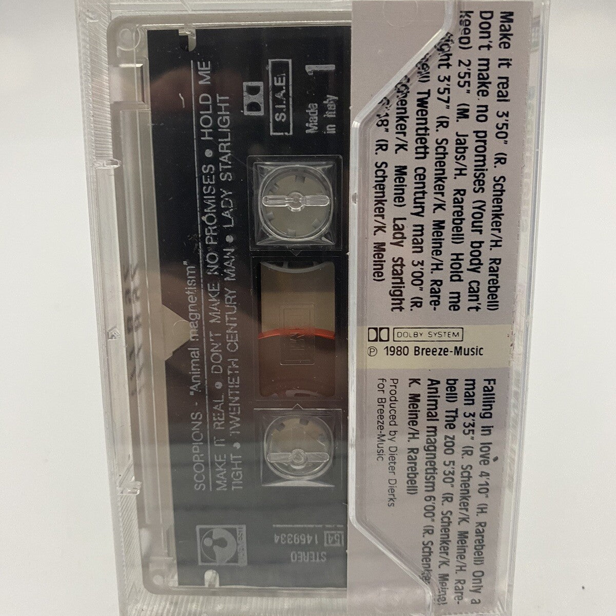 MUSICASSETTA TAPE SS Scorpions – Animal Magnetism Rock