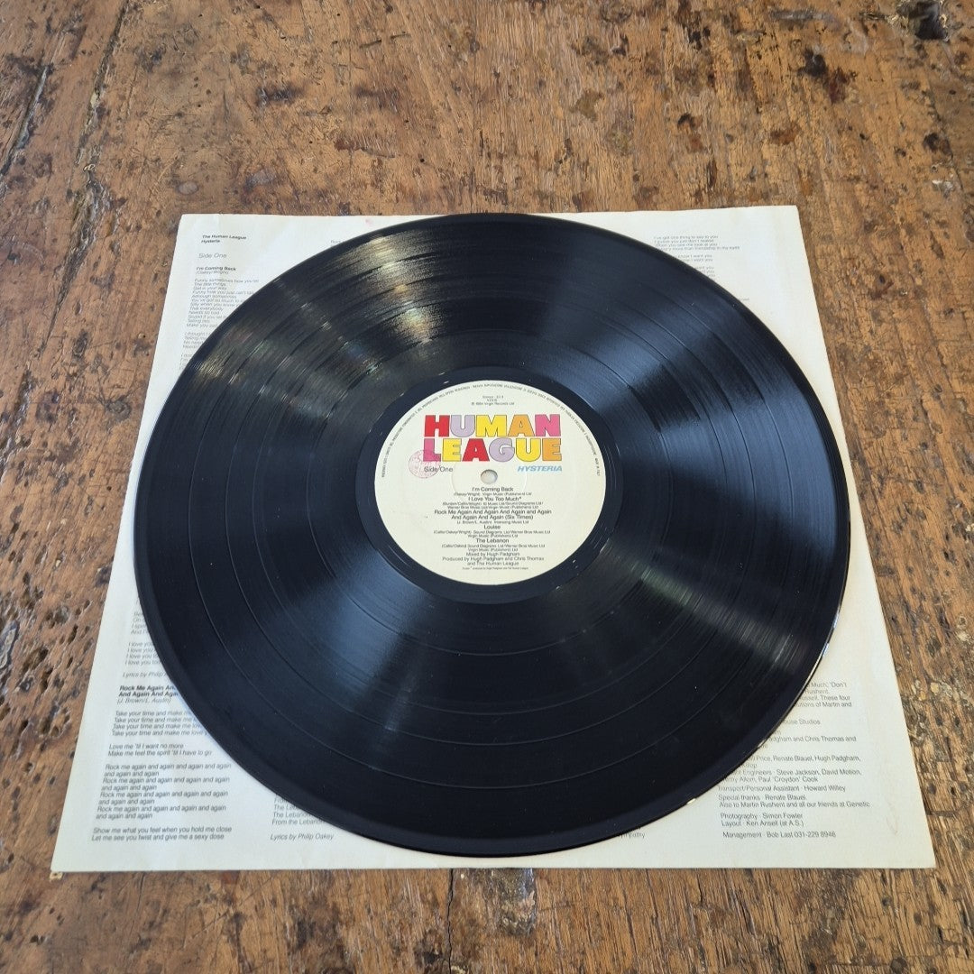 LP Human League - Hysteria V2315 Made In Italy 1984 New Wave Synth-pop