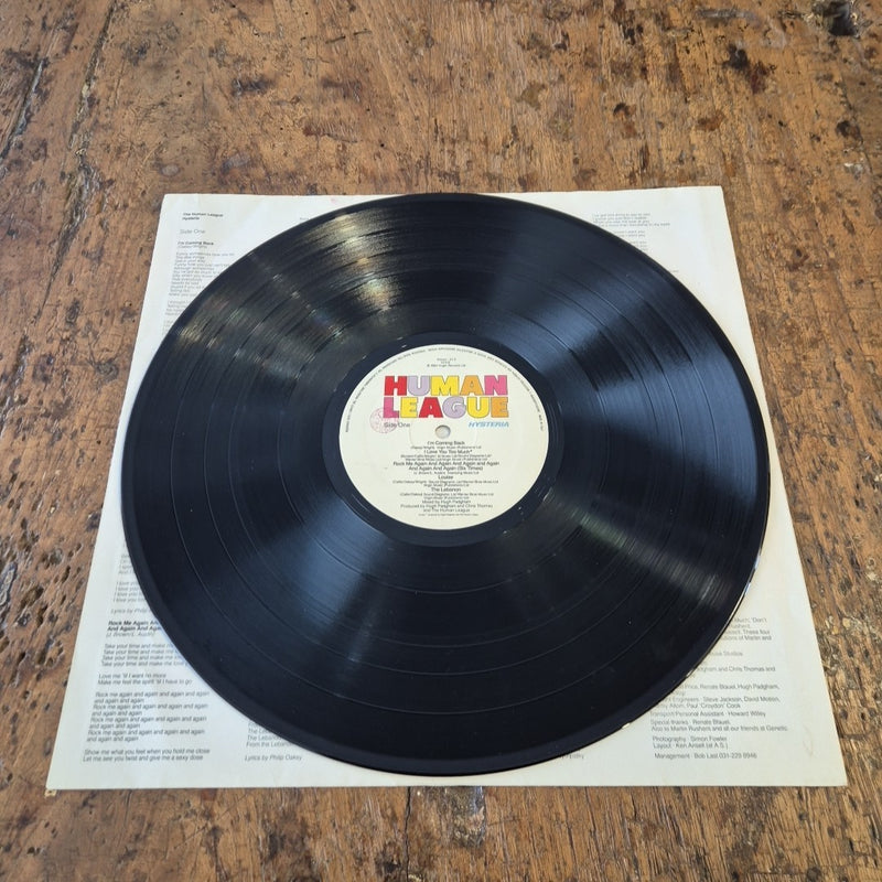 LP Human League - Hysteria V2315 Made In Italy 1984 New Wave Synth-pop