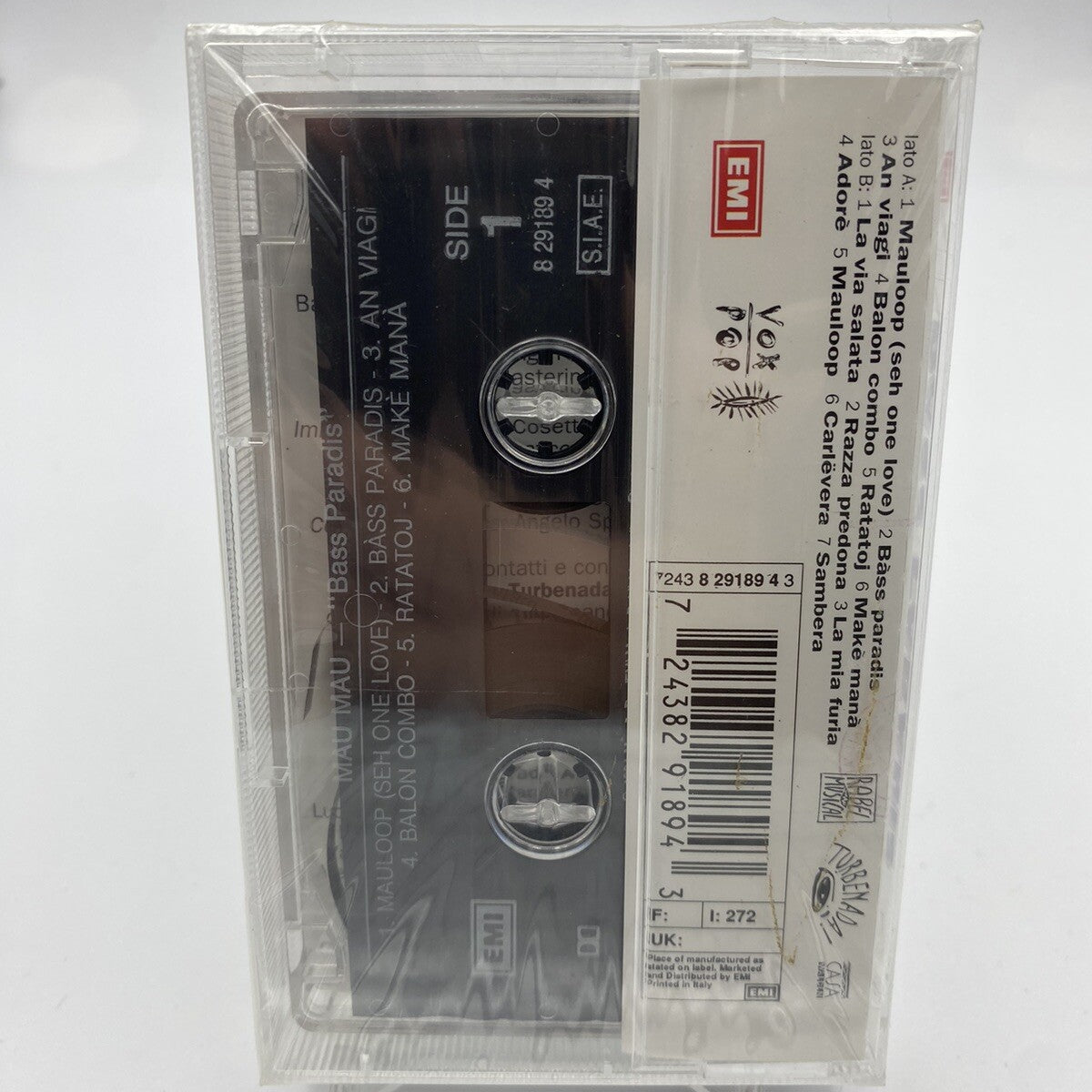 MUSICASSETTA Tape SS Mau Mau  – Bàss Paradis Italy 1994 Rock