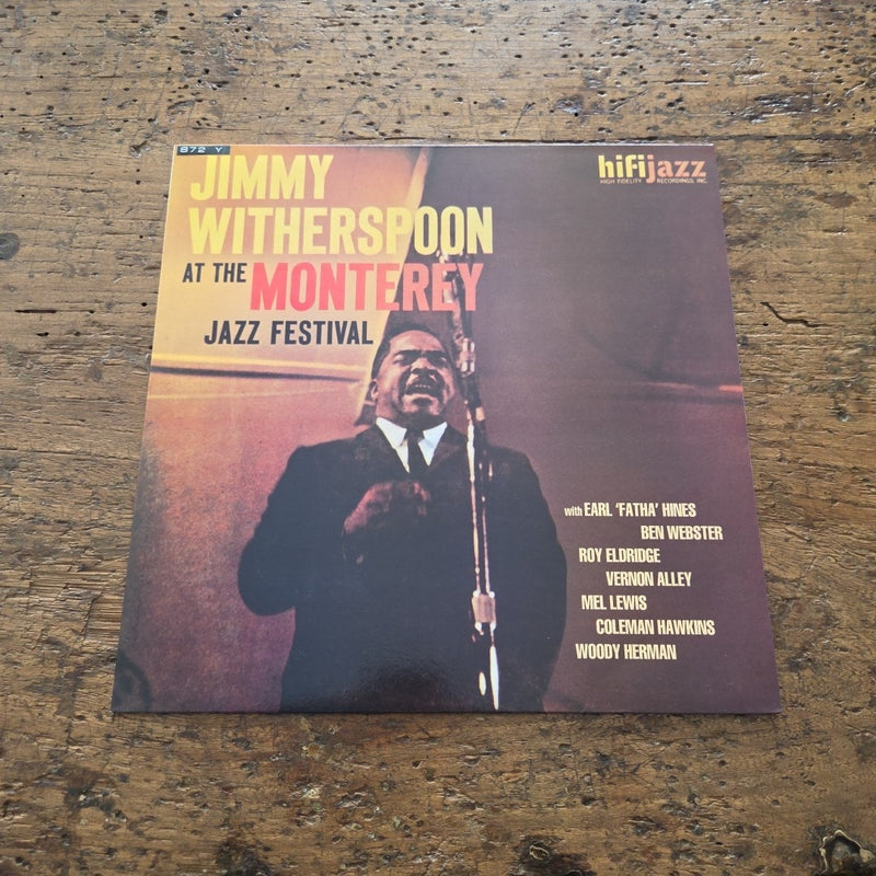 LP Jimmy Witherspoon - At The Monterey Jazz Festival AFF 182 Jazz Vinile 1988