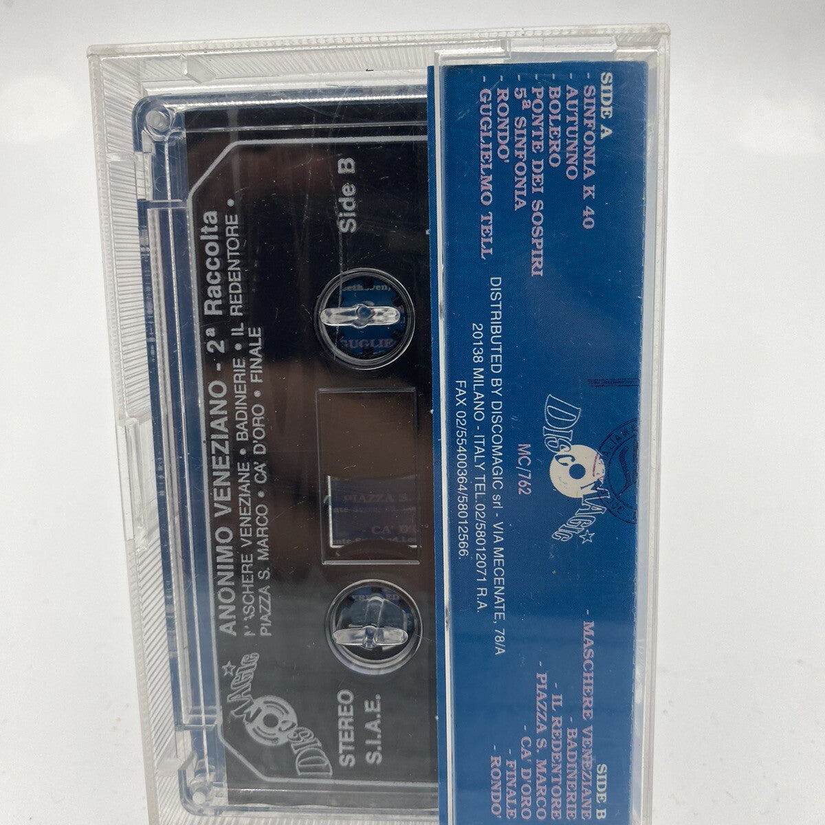 MUSICASSETTA Tape VG Anonimo Veneziano – 2a Raccolta Italy Elettronica 1992