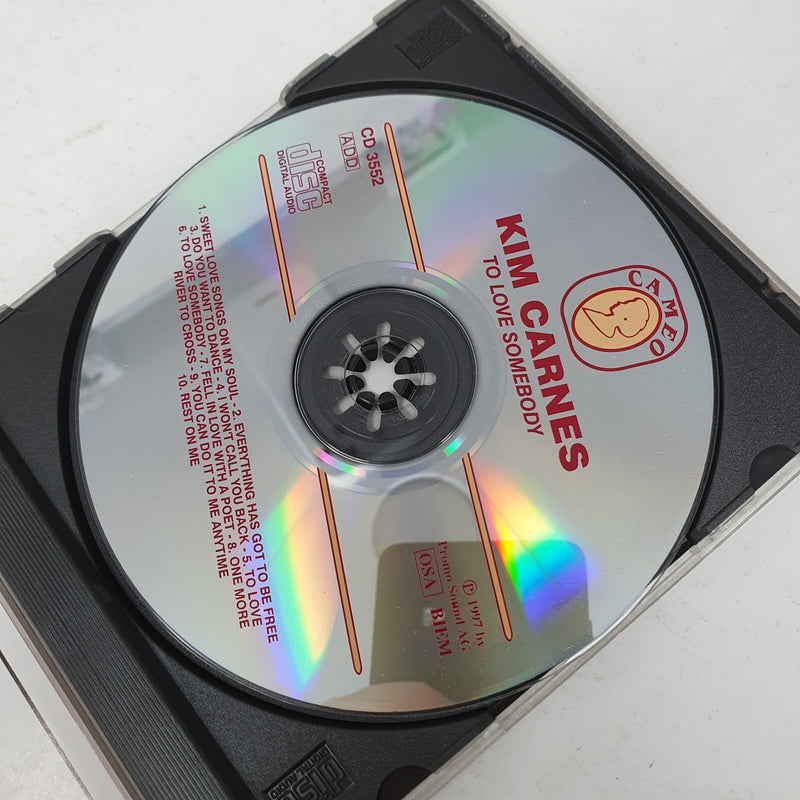 CD Kim Carnes – To Love Somebody Label:Cameo (4) – CD3552 1993